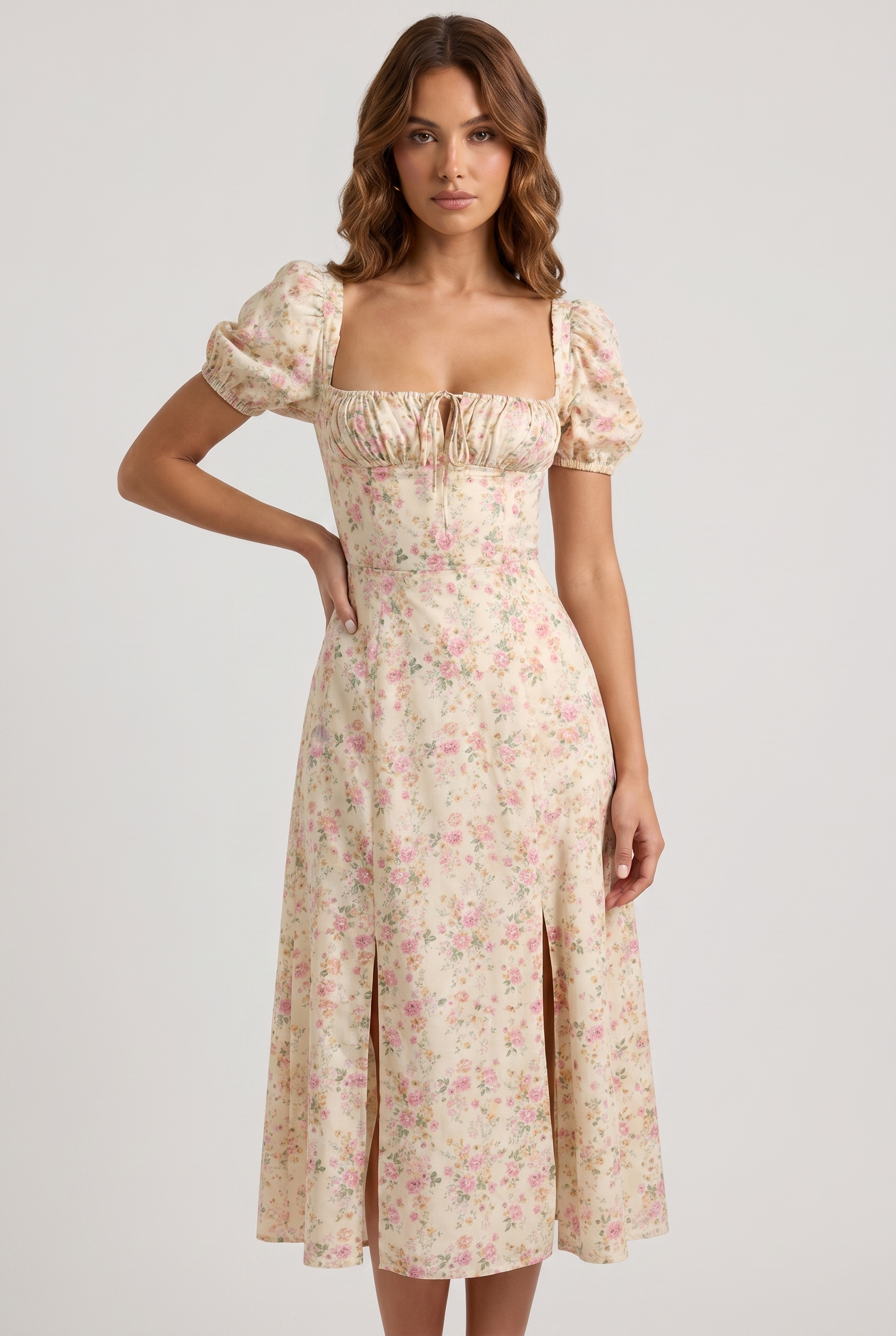 sukienka-midi-bufiaste-rekawy-letnia-elegancka-stylowa