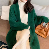 Damska Długi Sweter Kardigan | Ponadgabarytowy