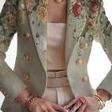 Damska Marynarka w kwiaty | Nieformalne