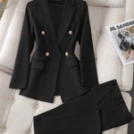 Almeria Women’s Elegant Blazer Set – Stylish Office Outfit for Any Occasion 2