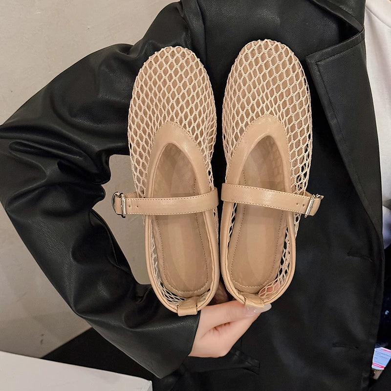 Buty Damskie Mary Jane – Przewiewne i Wygodne na Lato 0