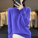 Damski Kaszmirowy Sweter – Klasyczny Krój, Elegancki i Wygodny 10