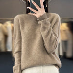 Damski Kaszmirowy Sweter – Klasyczny Krój, Elegancki i Wygodny 3