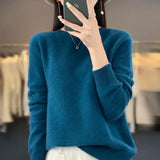 Damski Kaszmirowy Sweter – Klasyczny Krój, Elegancki i Wygodny 7