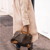 Damska długa kurtka puchowa z kapturem | Zimowa