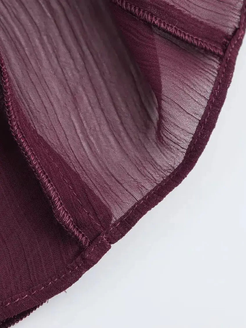 Elegancka Bluzka Damska z Długim Rękawem – Stylowy Warstwowy Design na Każdą Okazję 5