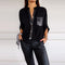 Elegancki Top Damski – Patchworkowy Styl Z Cekinam i Blaskiem 0