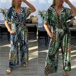 Kobiece Body Letnie – Elegancki Nadruk Liści dla Wygodnych Dni 5