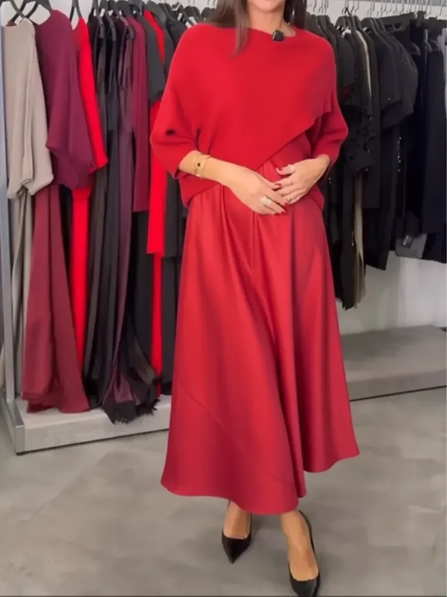 Komplet Damski – Elegancki Sweterek i Sukienka na Każdą Okazję 0