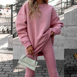 Komplet Dresowy Damski – Wygodna Oversize Bluza i Legginsy 4