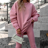 Komplet Dresowy Damski – Wygodna Oversize Bluza i Legginsy 4