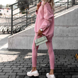 Komplet Dresowy Damski – Wygodna Oversize Bluza i Legginsy 5