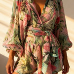 Komplet Plażowy – Luźny Krój z Długimi Rękawami na Letnie Dni 0