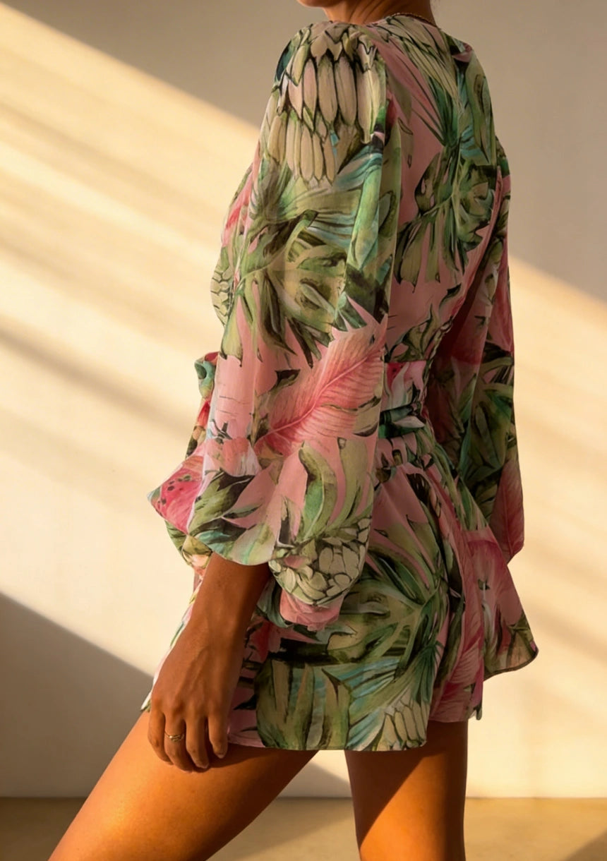 Komplet Plażowy – Luźny Krój z Długimi Rękawami na Letnie Dni 1