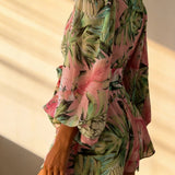 Komplet Plażowy – Luźny Krój z Długimi Rękawami na Letnie Dni 1