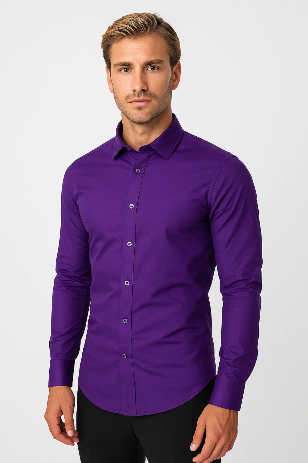 Koszula Męska Slim Fit – Elegancki Krój na Codzienne Okazje 4