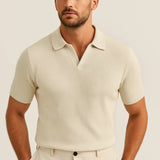 Koszulki Męskie Polo – Prążkowana Struktura na Letnie Dni 0