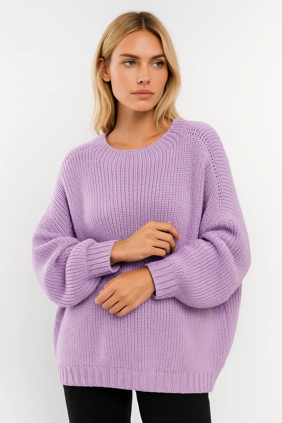 Kreatywny Sweter Damski Minimalistyczny – Wygodny Styl na Zimowe Dni 3