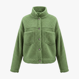 Kurtka Jasmine Damska Wiosenna – Stylowy Wełniany Element Garderoby 2