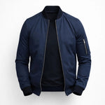 Kurtka Męska Bomber – Slim Fit z Kieszenią na Rękawie, Idealna na Co Dzień 1