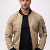 Kurtka Męska Bomber – Slim Fit z Kieszenią na Rękawie, Idealna na Co Dzień 2
