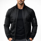 Kurtka Męska Bomber – Slim Fit z Kieszenią na Rękawie, Idealna na Co Dzień 3