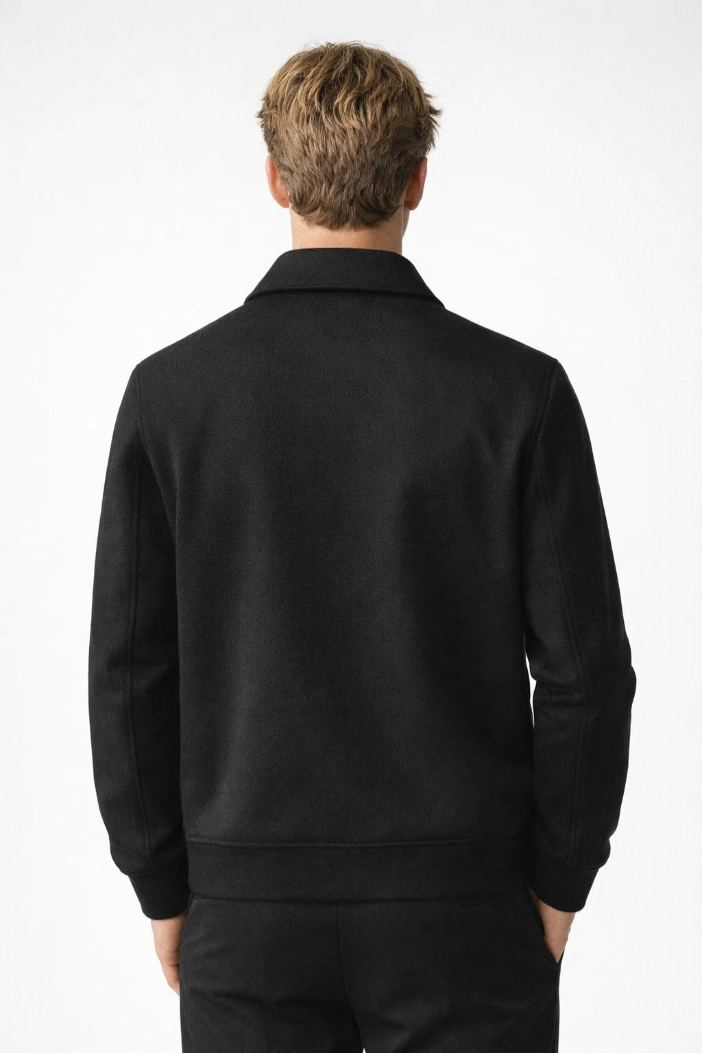 Kurtka Męska Przejściowa – Elegancki Slim Fit z Klasycznym Kołnierzem 1