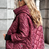 Kurtka Zimowa Damska – Lekka Pikowana Ochrona na Chłodne Dni 3