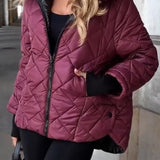 Kurtka Zimowa Damska – Lekka Pikowana Ochrona na Chłodne Dni 4
