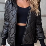 Kurtka Zimowa Damska – Lekka Pikowana Ochrona na Chłodne Dni 6