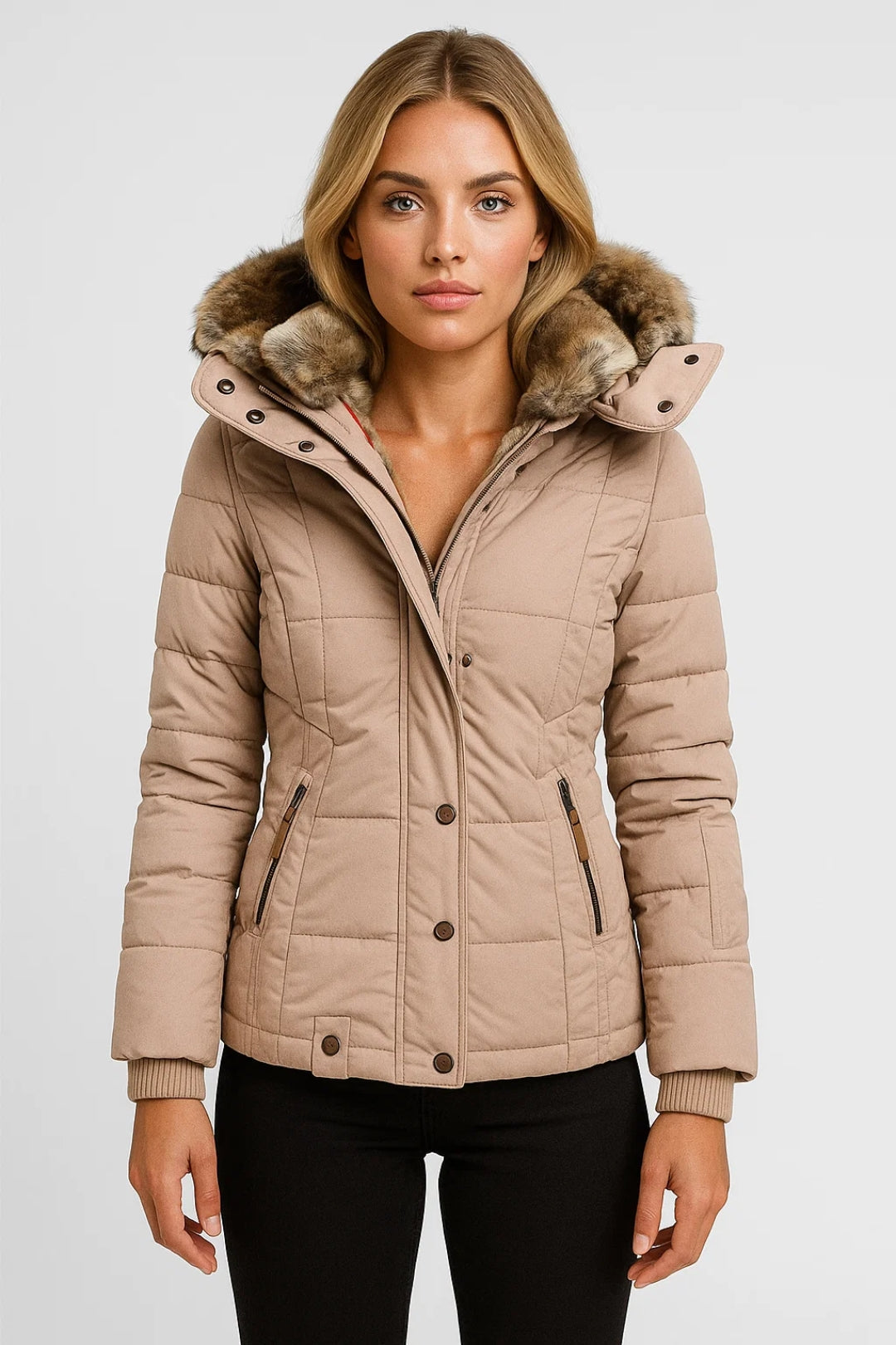 Kurtka Zimowa Kira Damska – Pikowana Ochrona i Styl na Zimowe Dni 3