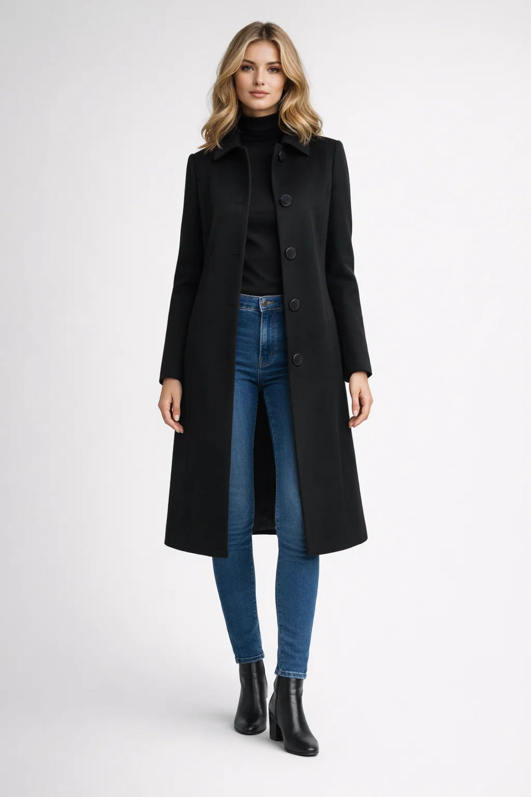 Lana Damska Kurtka Zimowa – Elegancki Krój i Wygoda na Co Dzień 2