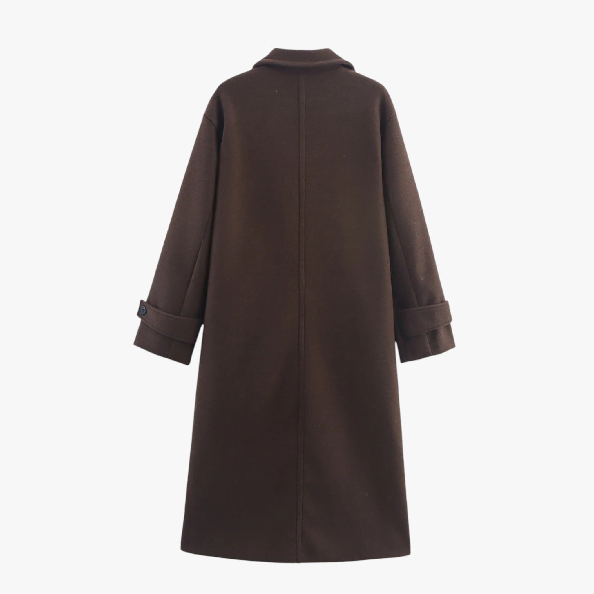 Lara Damski Długi Płaszcz Wełniany – Stylowy Ciepły Wybór na Zimowe Dni 1