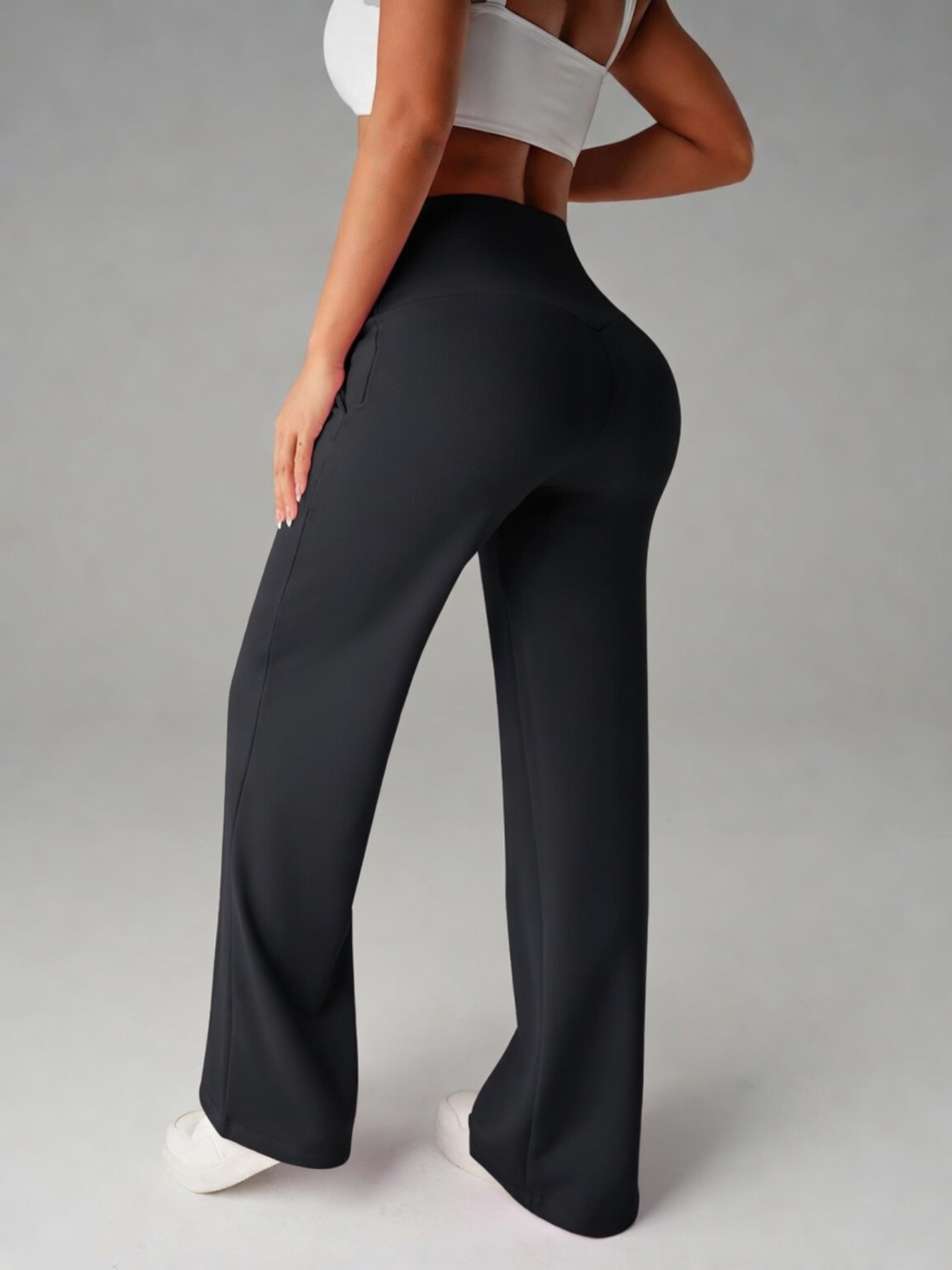 Legginsy Damskie KAVODA Freedom Flare – Wysoki Stan, Komfort na Co Dzień 1