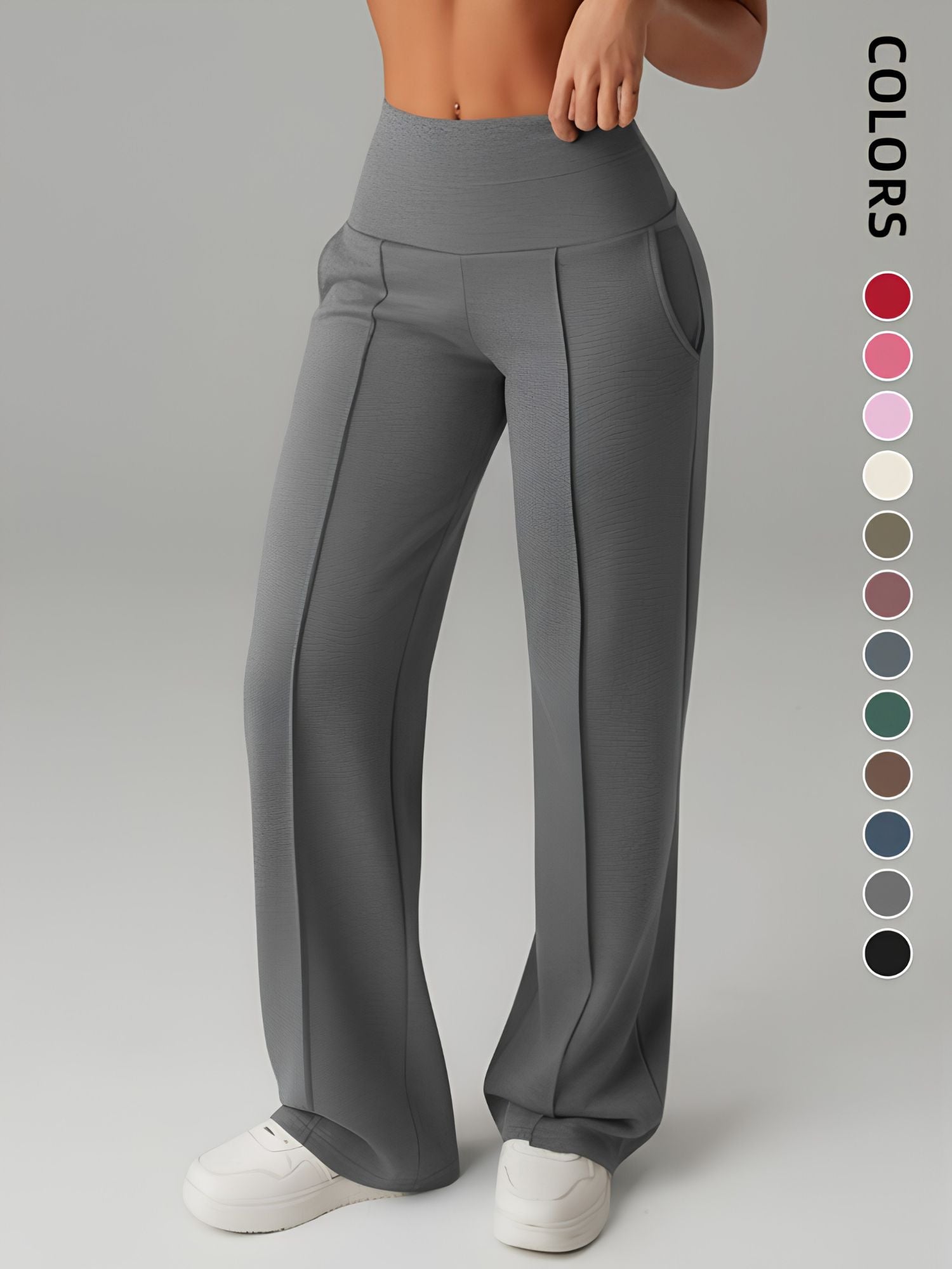 Legginsy Damskie KAVODA Freedom Flare – Wysoki Stan, Komfort na Co Dzień 11