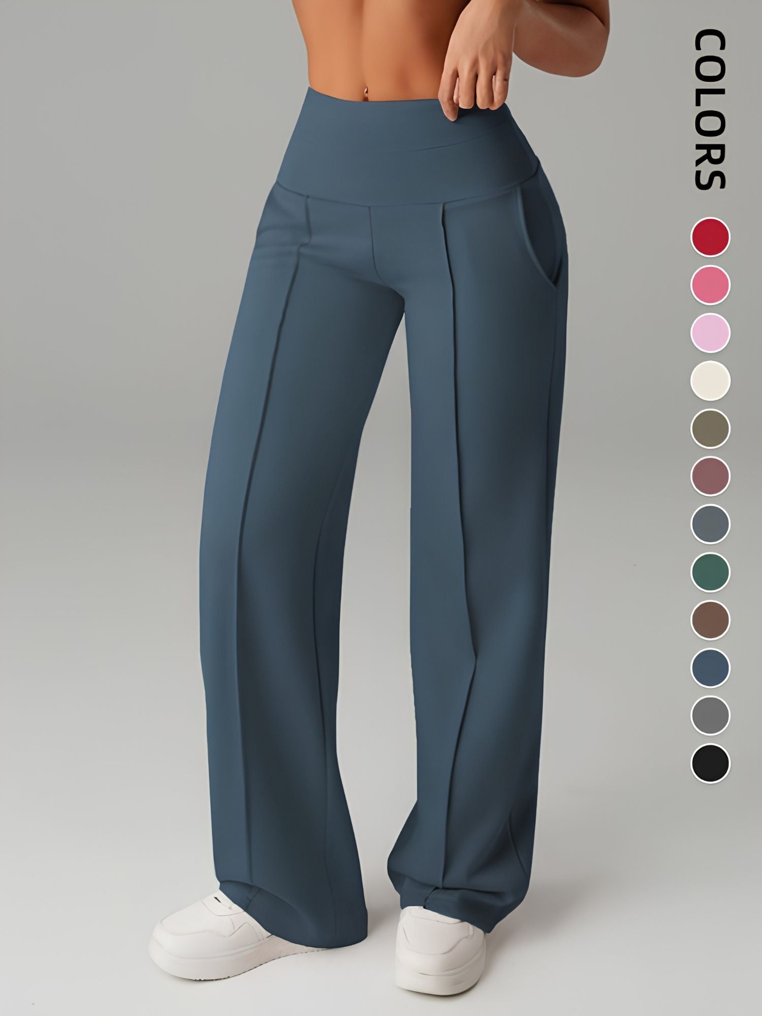 Legginsy Damskie KAVODA Freedom Flare – Wysoki Stan, Komfort na Co Dzień 8