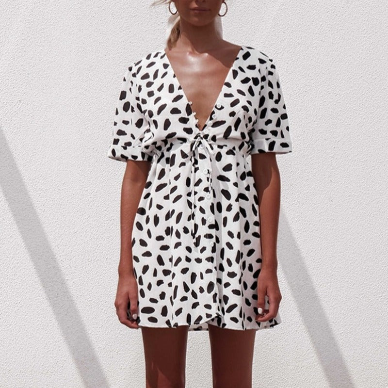 Letnia Sukienka Damska Mini – Wygodny Styl na Gorące Dni 2