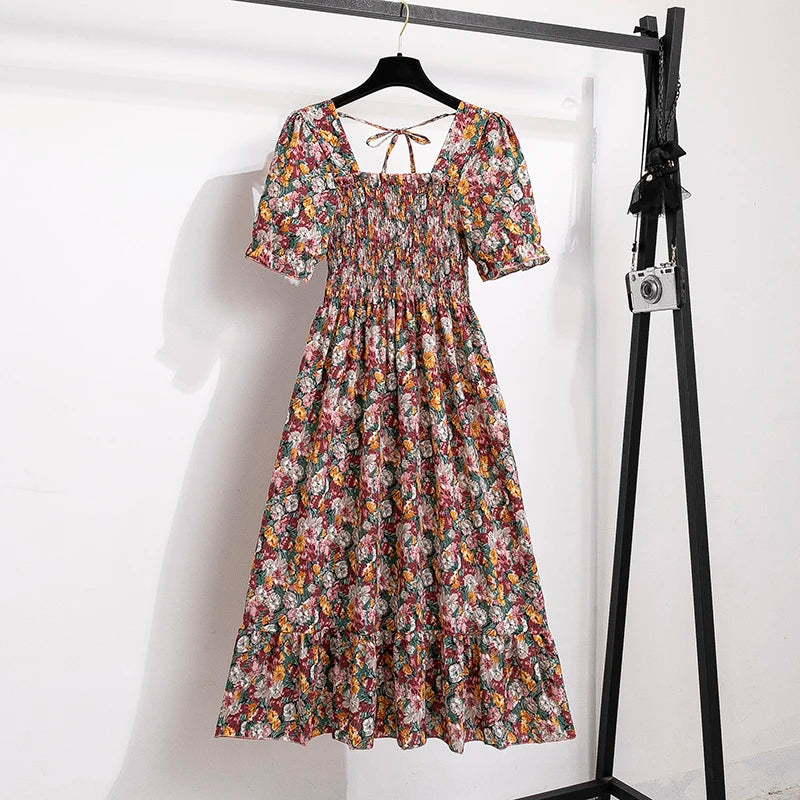 Letnia Sukienka Damska – Lekka Plisowana Kreacja na Ciepłe Dni 14