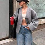 Lina Damska Marynarka Vintage – Stylowy Krój na Każdą Okazję 0