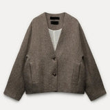 Lina Damska Marynarka Vintage – Stylowy Krój na Każdą Okazję 1