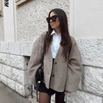 Lina Damska Marynarka Vintage – Stylowy Krój na Każdą Okazję 2