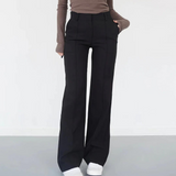 Lumi Damskie Spodnie z Szerokimi Nogawkami – Stylowy i Wygodny Wybór 1