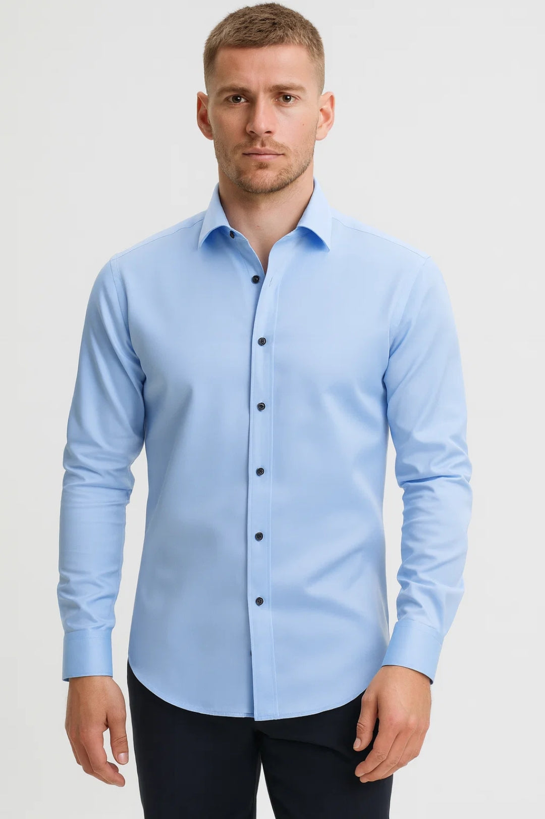 Męska Koszula – Elegancki Dopasowany Krój na Wiosnę 4