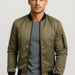 Męska Kurtka Bomber – Klasyczny Styl na Każdą Okazję 4