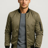 Męska Kurtka Bomber – Klasyczny Styl na Każdą Okazję 4
