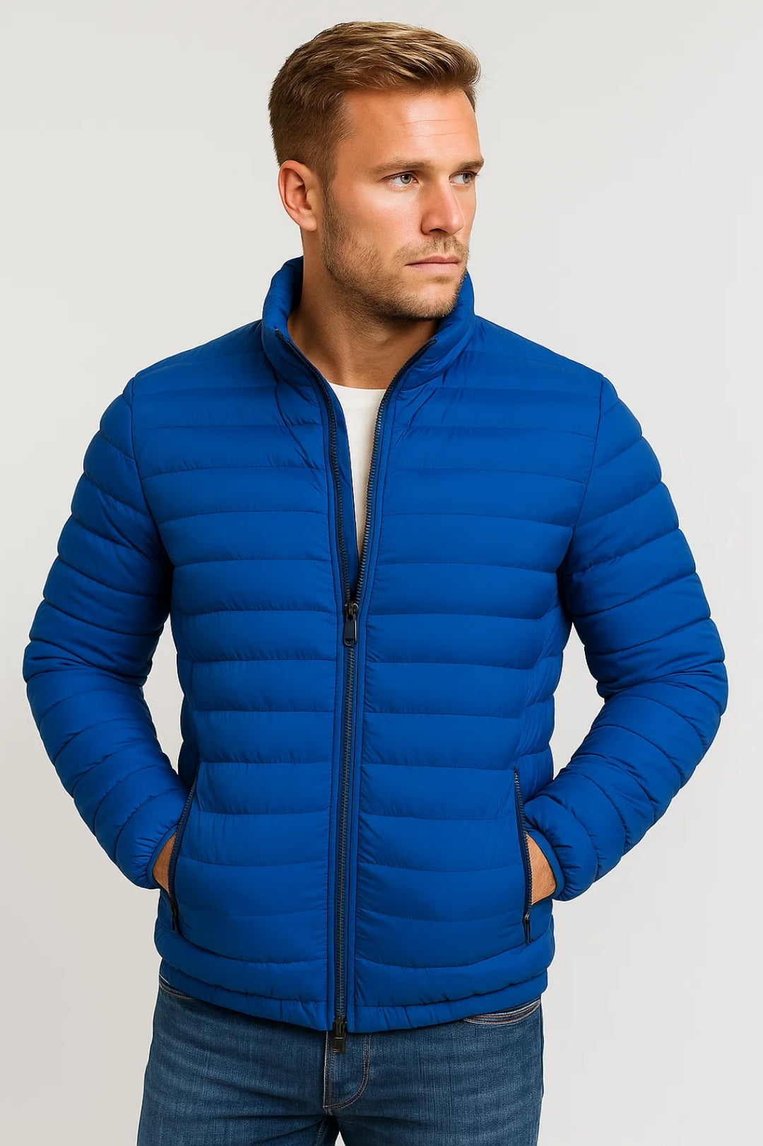 Męska Kurtka Pikowana – Lekka i Wygodna na Jesień 3