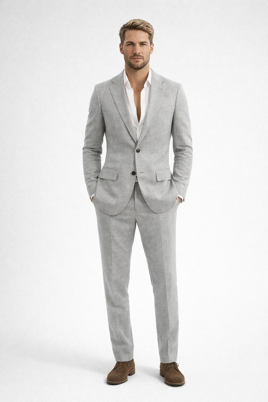 Męski Garnitur Slim Fit – Elegancki Krój na Wyjątkowe Okazje 1