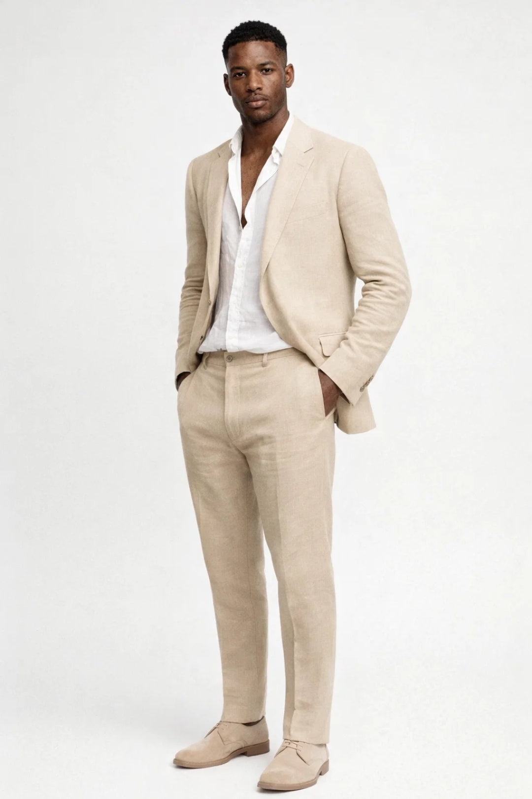 Męski Garnitur – Elegancki Dwuczęściowy Zestaw na Każdą Okazję 2