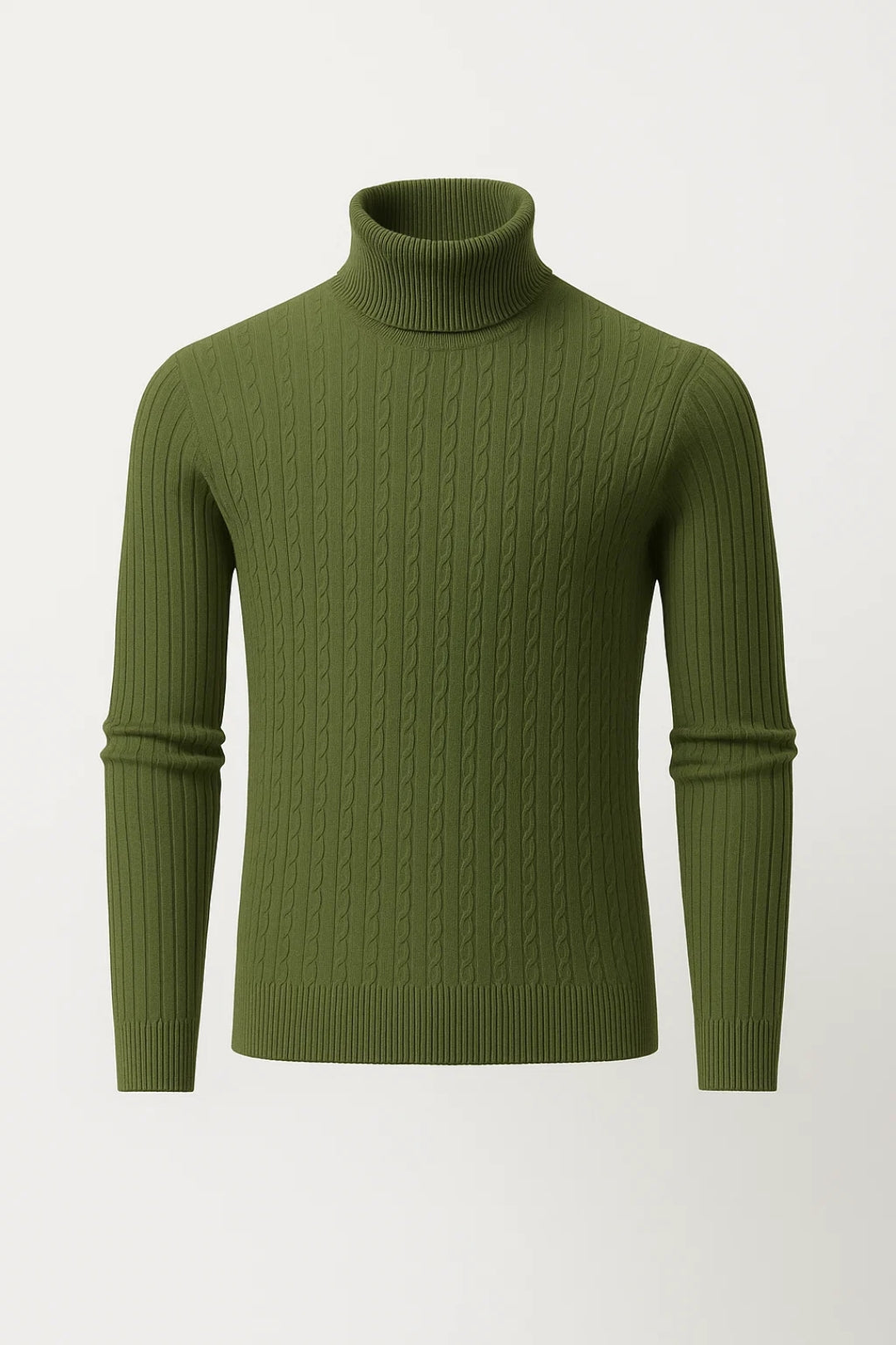 Męski Golf – Elegancki Warkoczowy Splot na Zimowe Dni 1