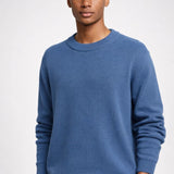 Męski Sweter – Prążkowana Struktura, Wygodny Na Chłodne Dni 2